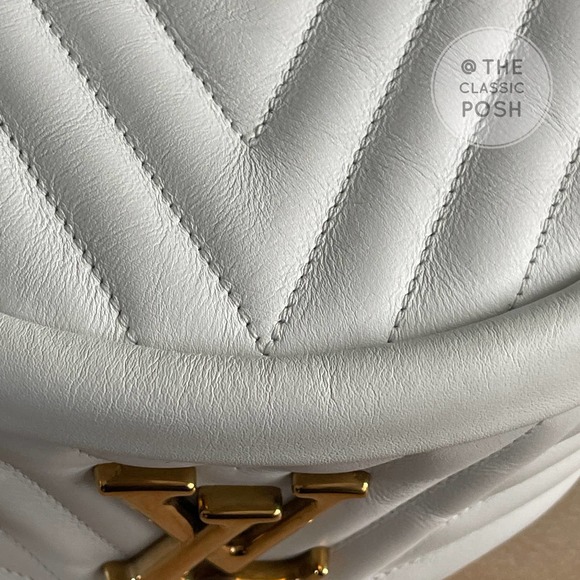 ❌SOLD❌Used Louis Vuitton New Wave Bumbag Belt Bag White MI1119 - Picture 8 of 14